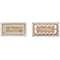 Set of 2 Beige Wood Farmhouse Sign Wall Decor, 12.25" x 7"